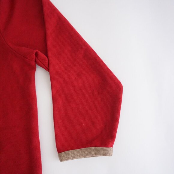 VTG CJ Banks Red Dog Embroidered Button Cardigan Whimsical Grandmacore 1X - Picture 3 of 10